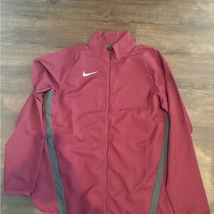 Nike Burgundy Dri-FIT Jacket